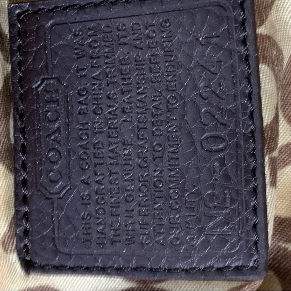 Coach Multicolor Circle Print Shoulder Bag - Brown/Tan/Cream/White - Picture 8 of 14